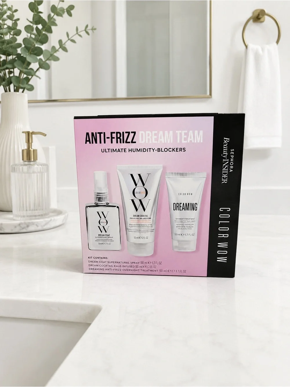 COLOR WOW Anti-Frizz Dream Team Kit — 3 piece bundle BNIB!